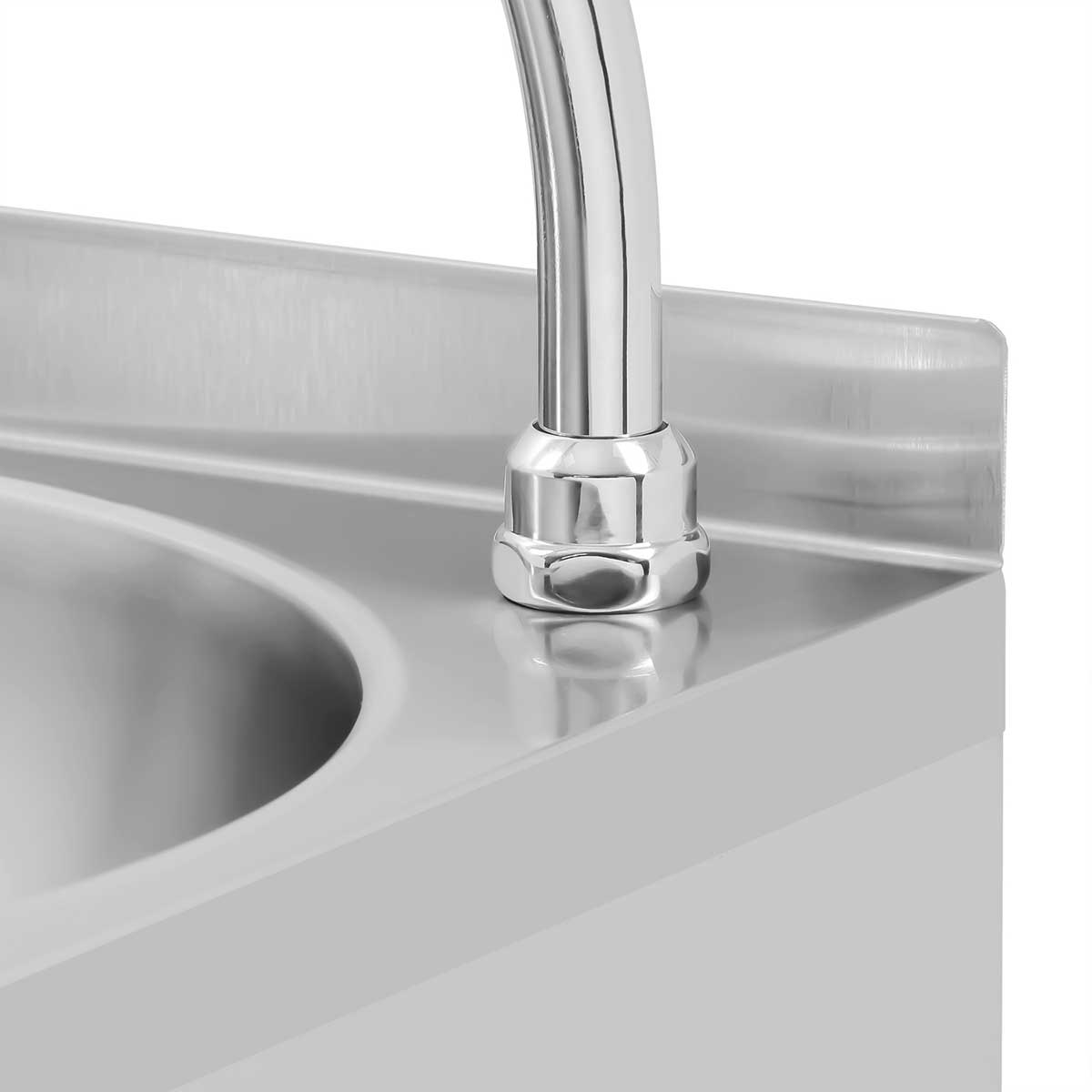 HCB Spoelbak - kniebediening - 40 x 40 cm - RVS - Afbeelding 5