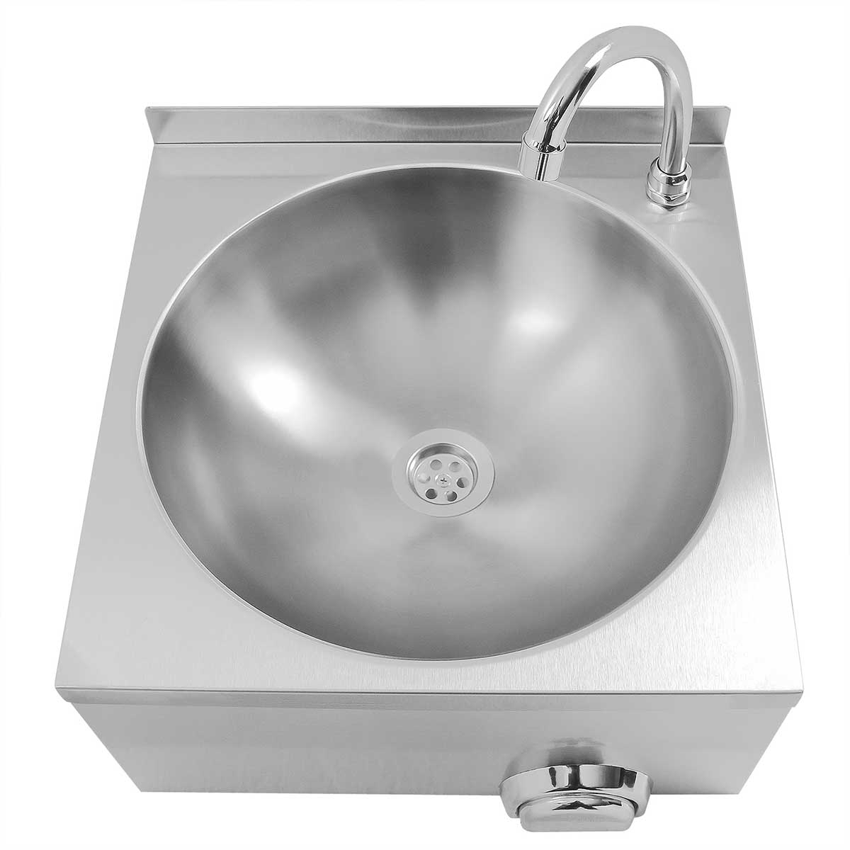 HCB Spoelbak - kniebediening - 40 x 40 cm - RVS - Afbeelding 7