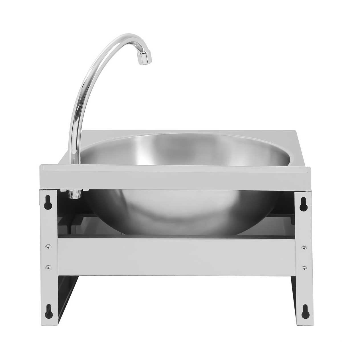 HCB Spoelbak - kniebediening - 40 x 40 cm - RVS - Afbeelding 8