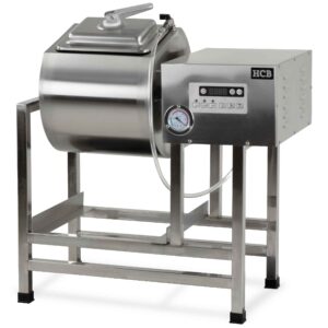 HCB Vacuum tumbler - vleesmenger - 38 liter - RVS - 230V