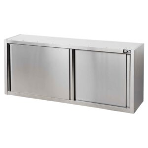 HCB Wandkast - schuifdeur - 180 cm - RVS