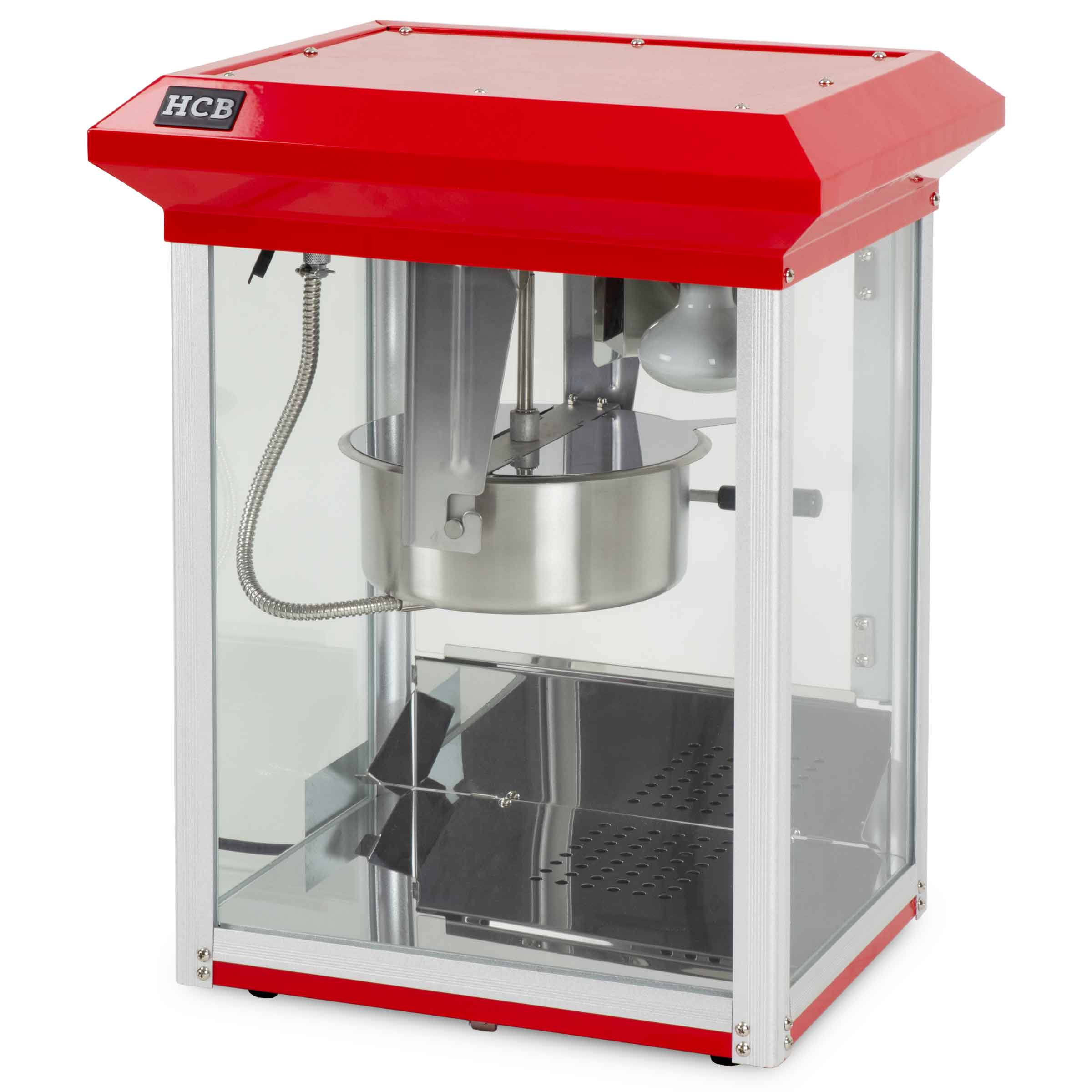 HCB Popcornmachine - compact - rood - 230V - Afbeelding 4