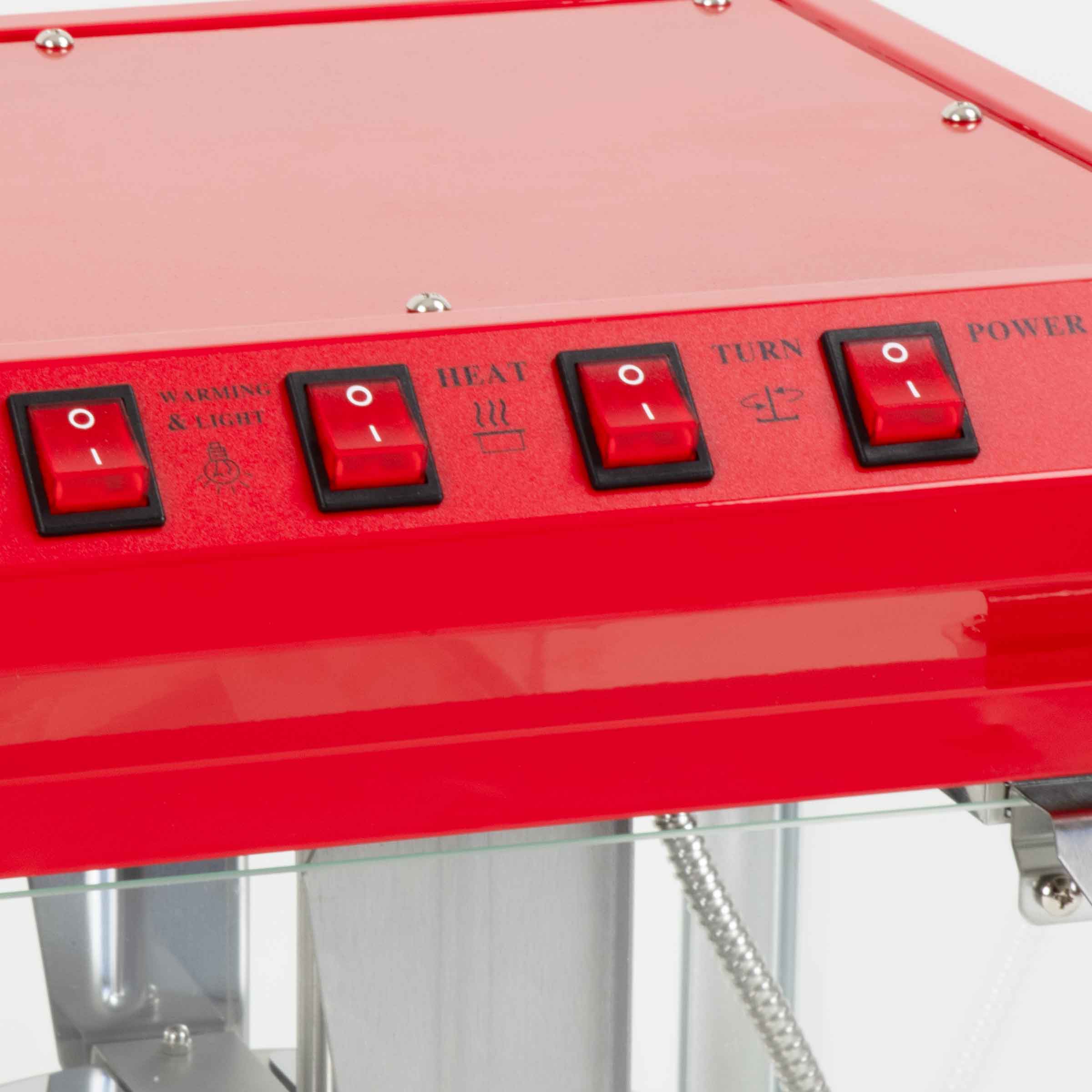 HCB Popcornmachine - compact - rood - 230V - Afbeelding 5