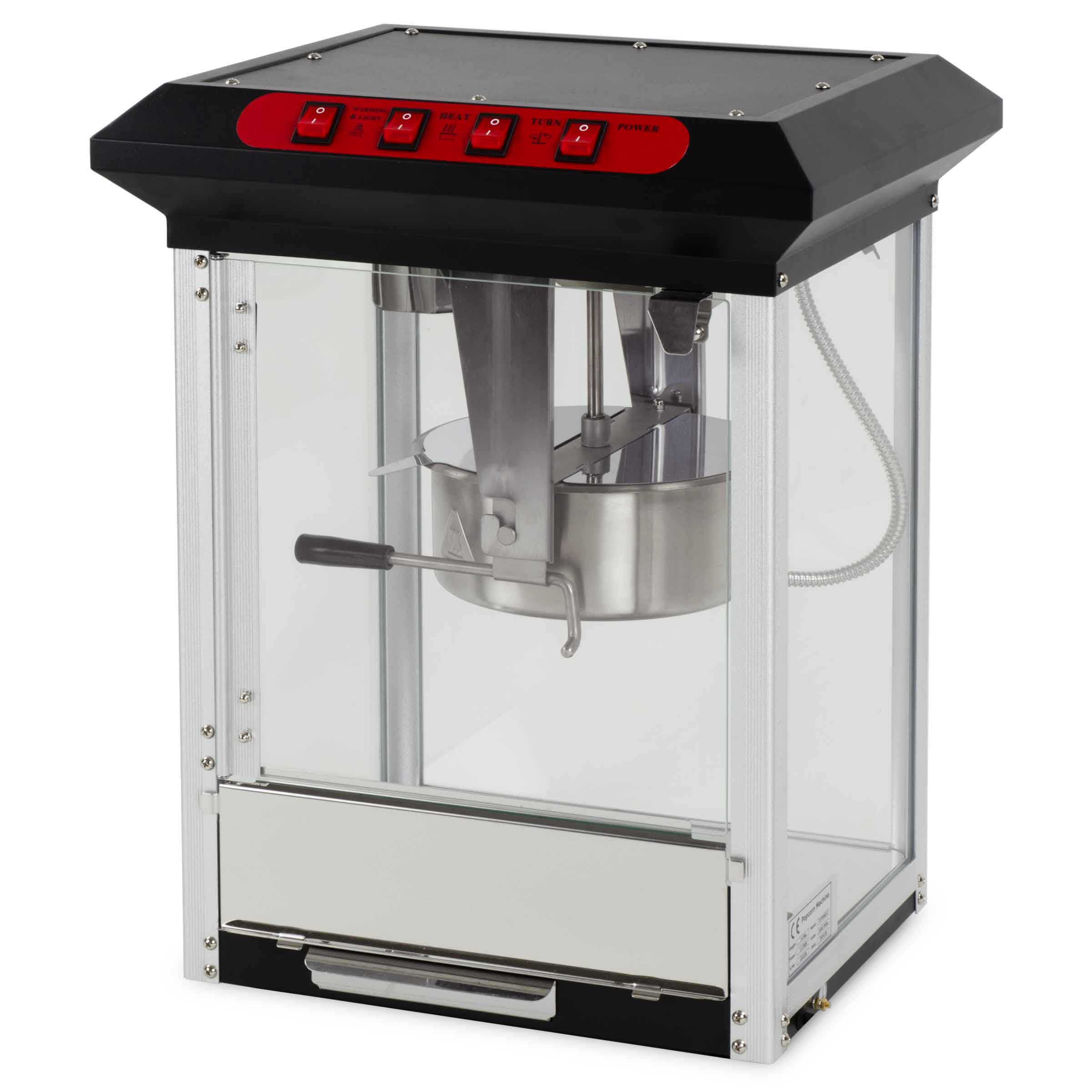 HCB Popcornmachine - compact - zwart - 230V