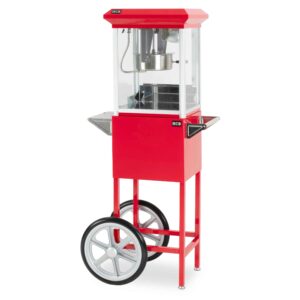 HCB Popcornmachine - compact met onderstel - rood - 230V