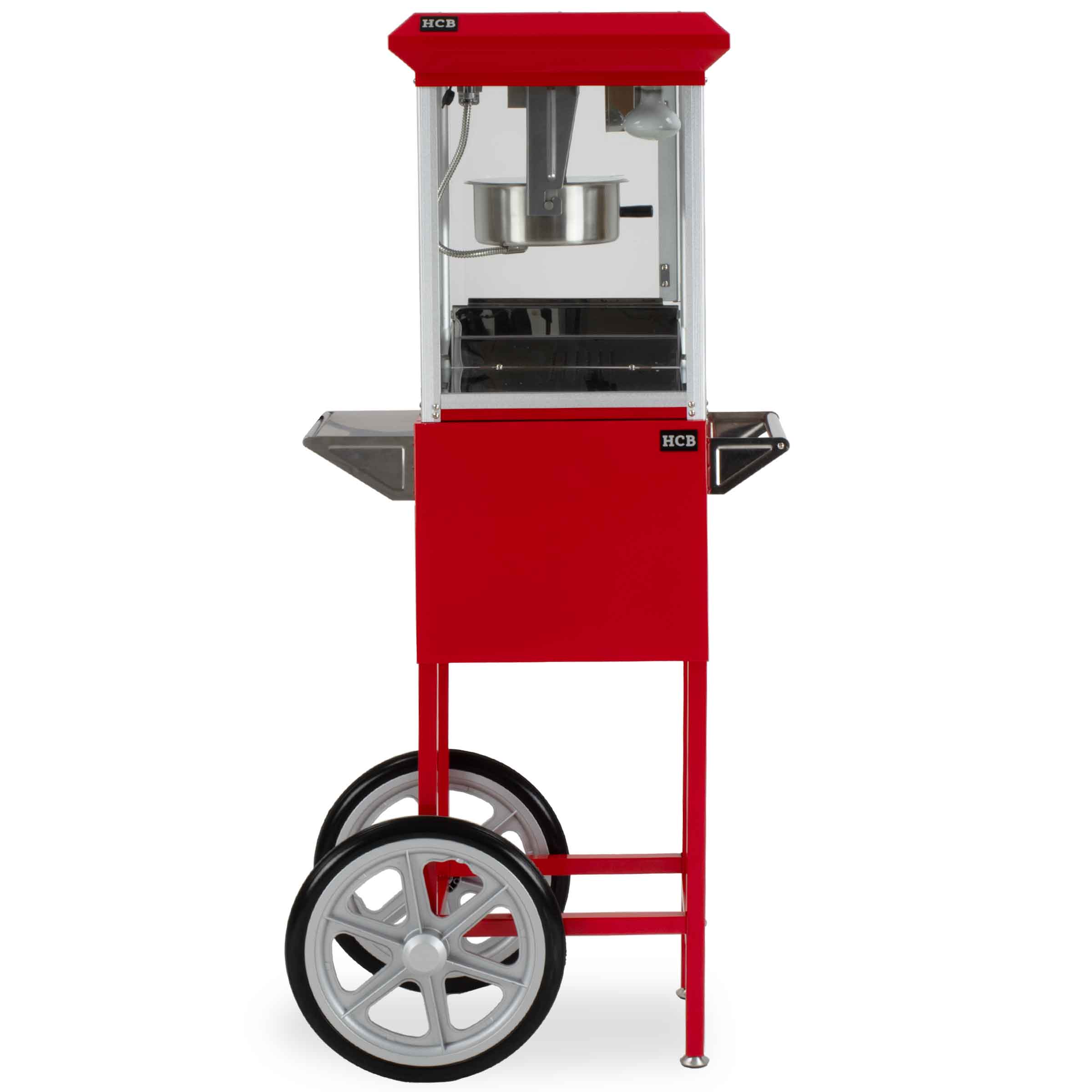 HCB Popcornmachine - compact met onderstel - rood - 230V - Afbeelding 2