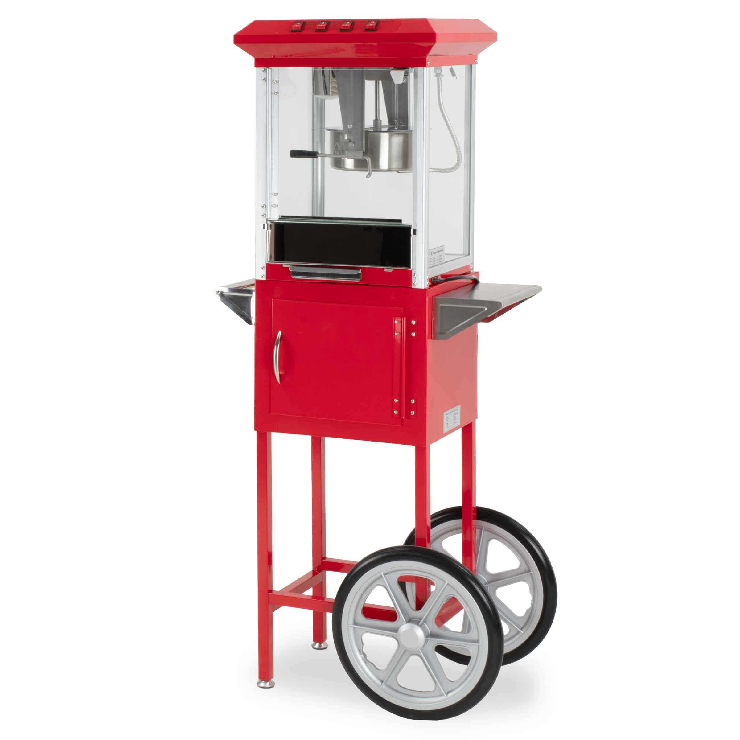 HCB Popcornmachine - compact met onderstel - rood - 230V - Afbeelding 4