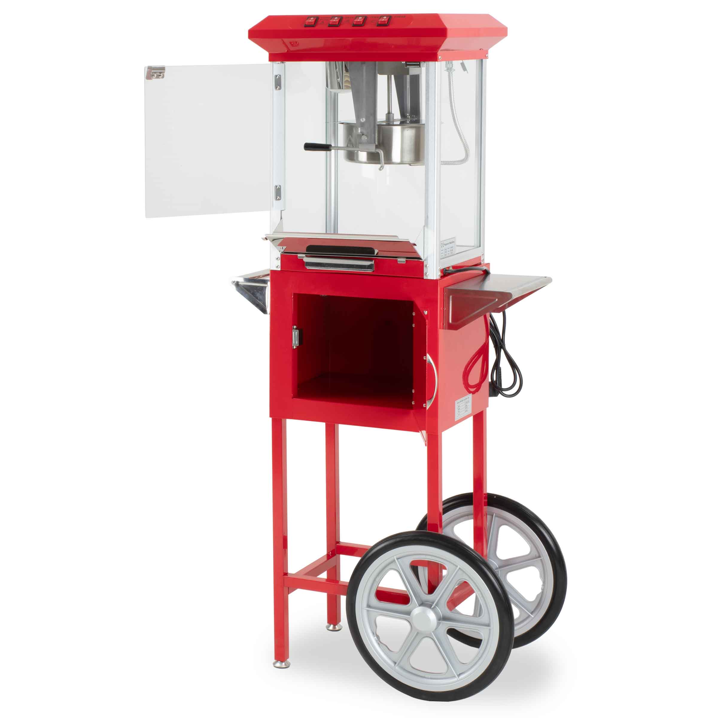 HCB Popcornmachine - compact met onderstel - rood - 230V - Afbeelding 5