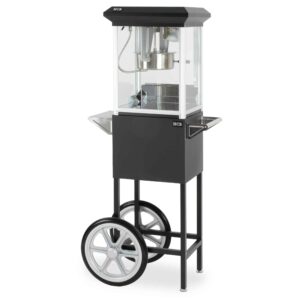 HCB Popcornmachine - compact met onderstel - zwart - 230V
