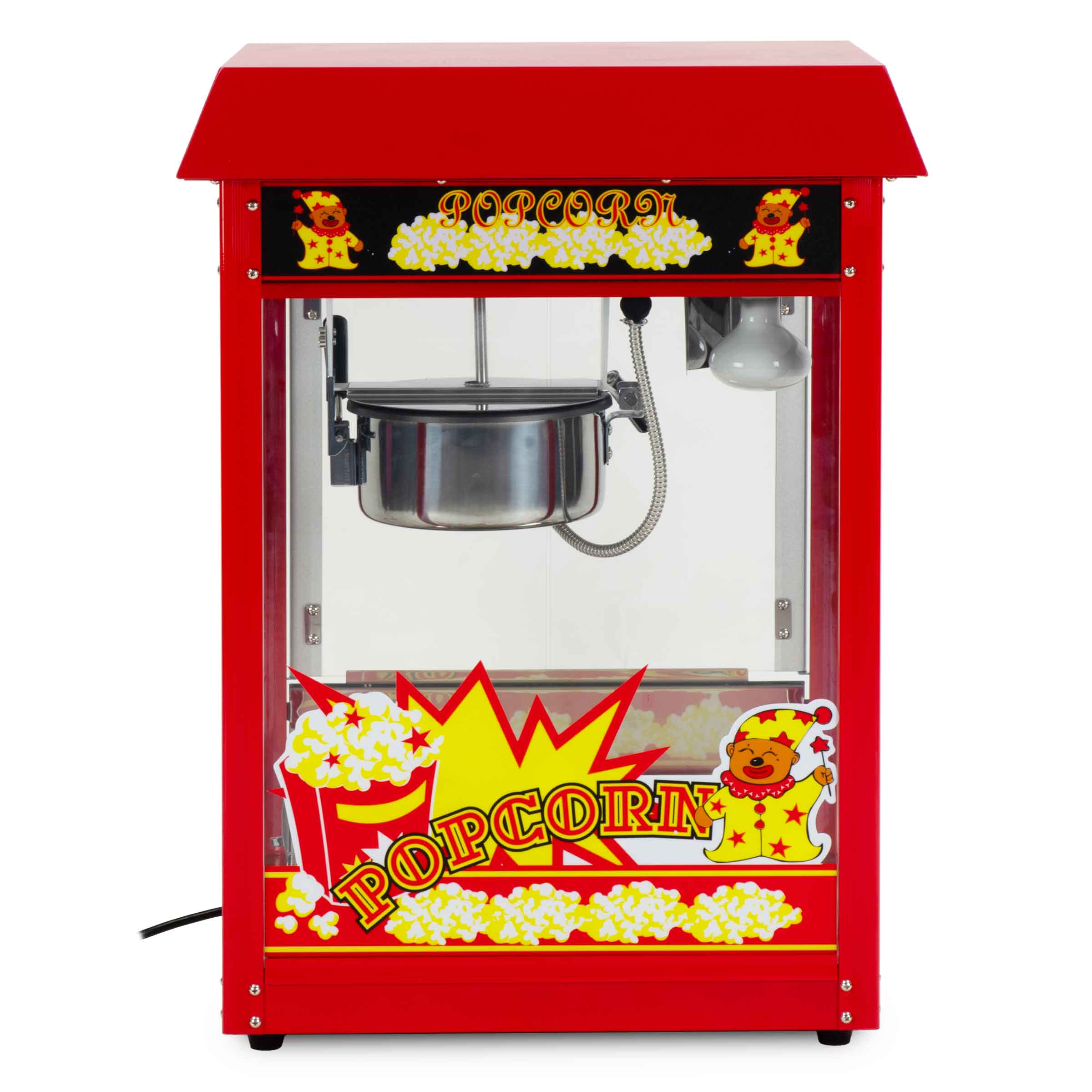 HCB Popcornmachine - luxe - rood - 230V - Afbeelding 2