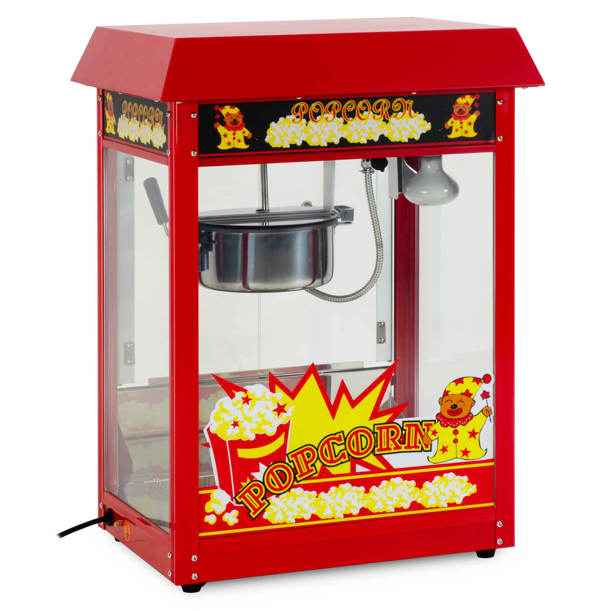 HCB Popcornmachine - luxe - rood - 230V - Afbeelding 3