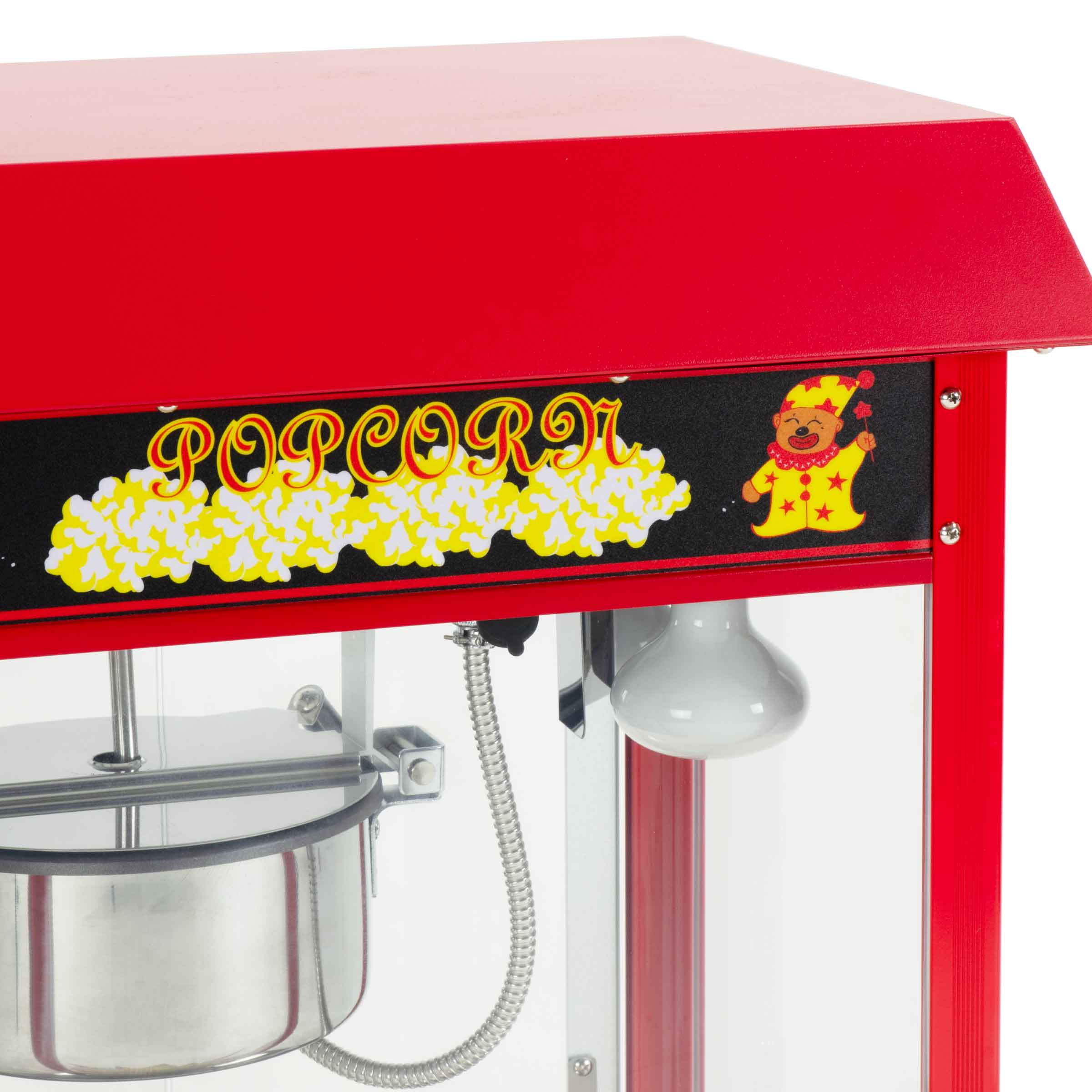 HCB Popcornmachine - luxe - rood - 230V - Afbeelding 5