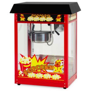 HCB Popcornmachine - luxe - zwart - 230V