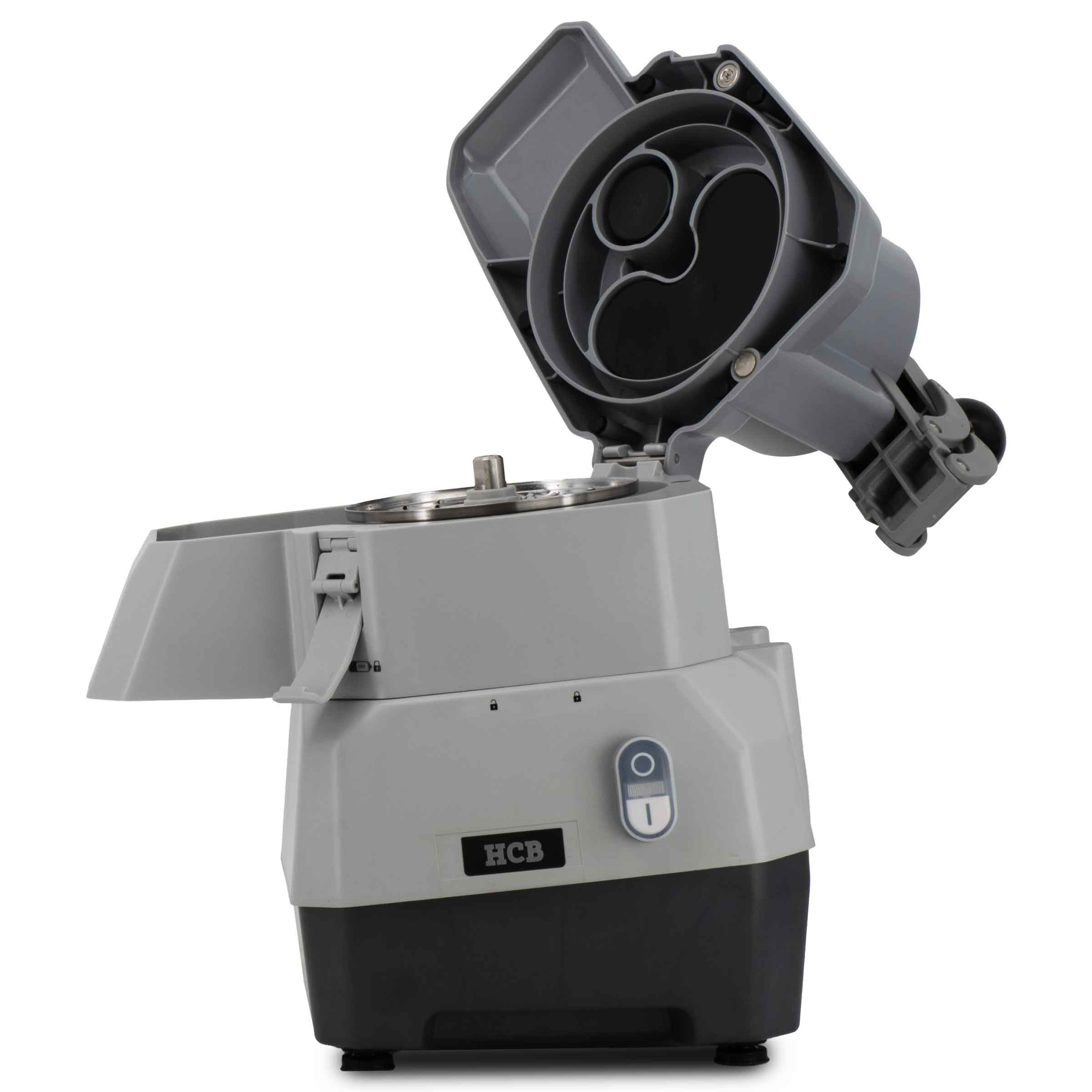 HCB Groentesnijmachine - 2 messen en 2 raspen - 230V - Afbeelding 3