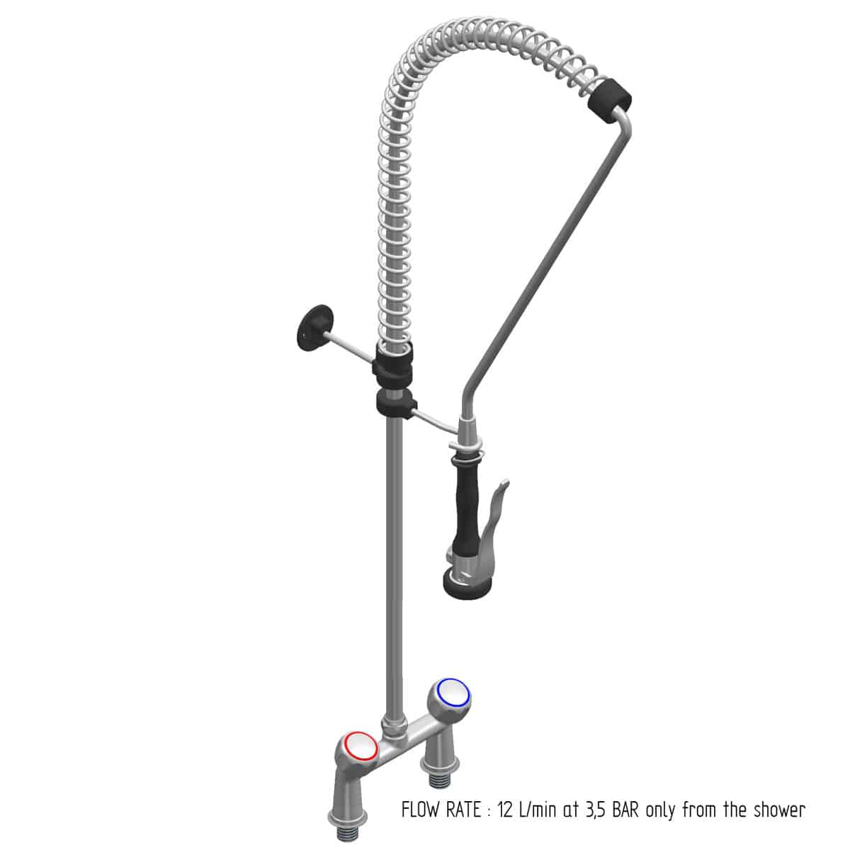 Monolith Voorspoeldouche - mengkraan - RVS - Afbeelding 2