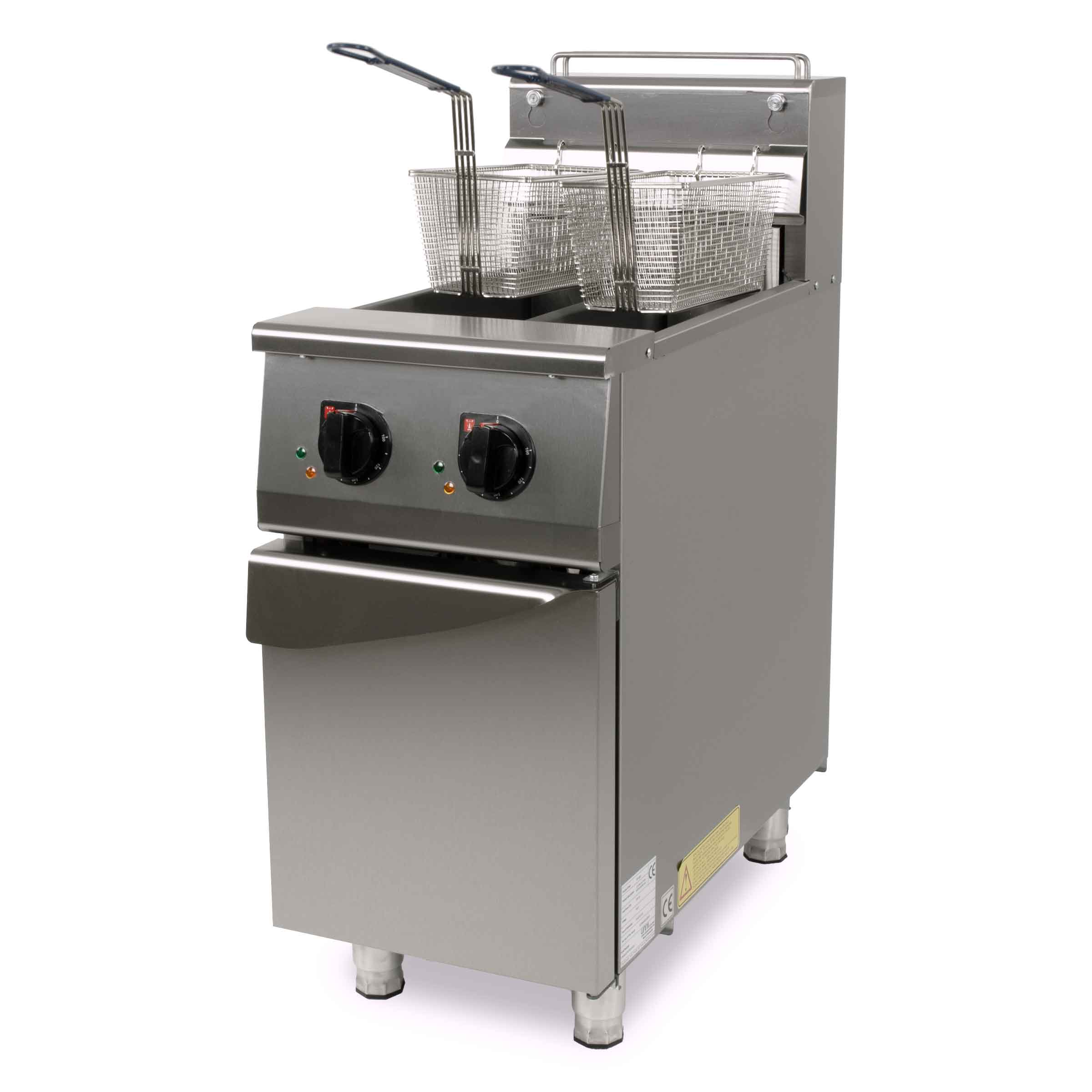 HCB Friteuse - 2 x 12,5 liter - 400V - RVS