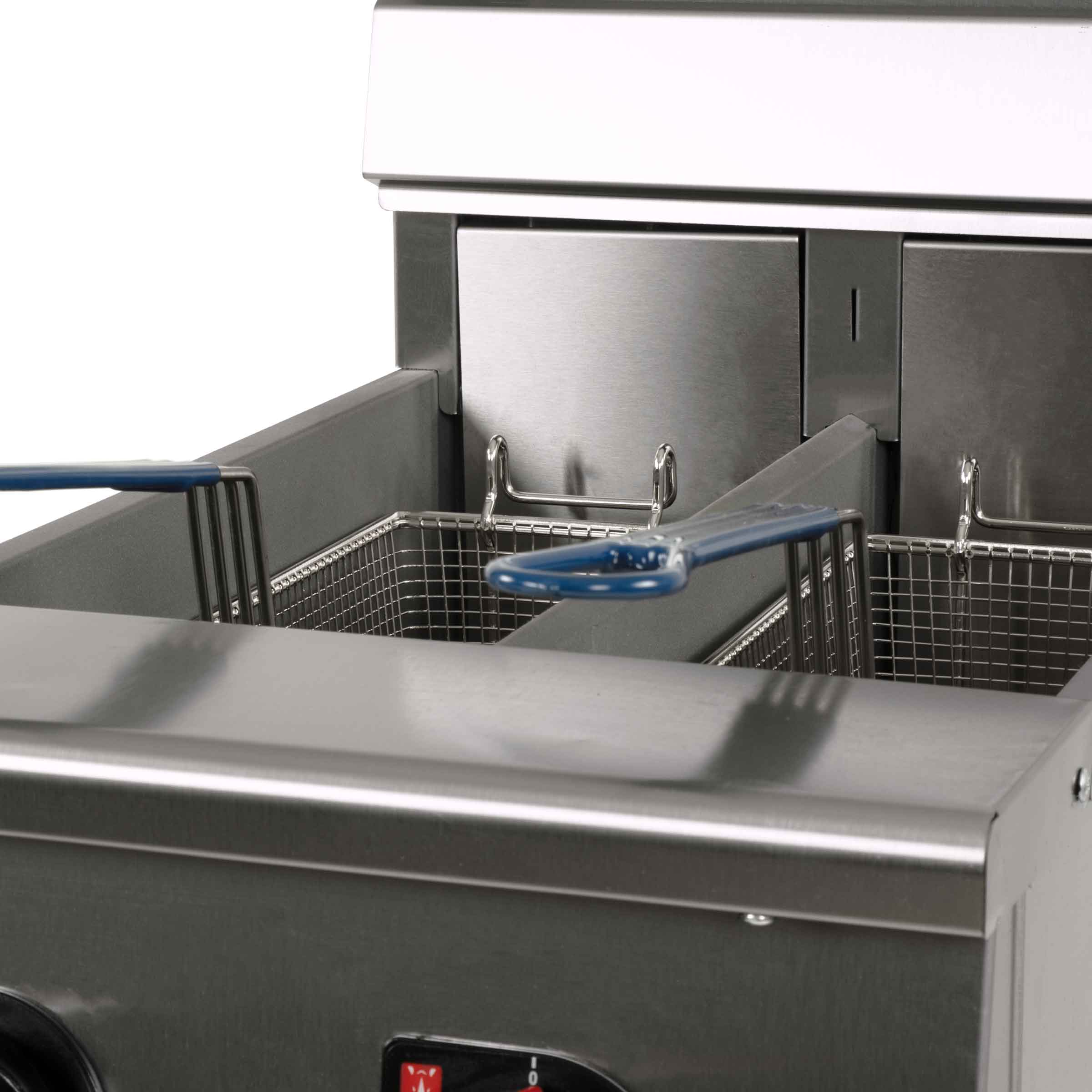 HCB Friteuse - 2 x 12,5 liter - 400V - RVS - Afbeelding 4