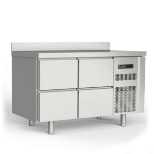 Coreco Vrieswerkbank - 4 lades - 1/1 GN - 134,5cm - RVS