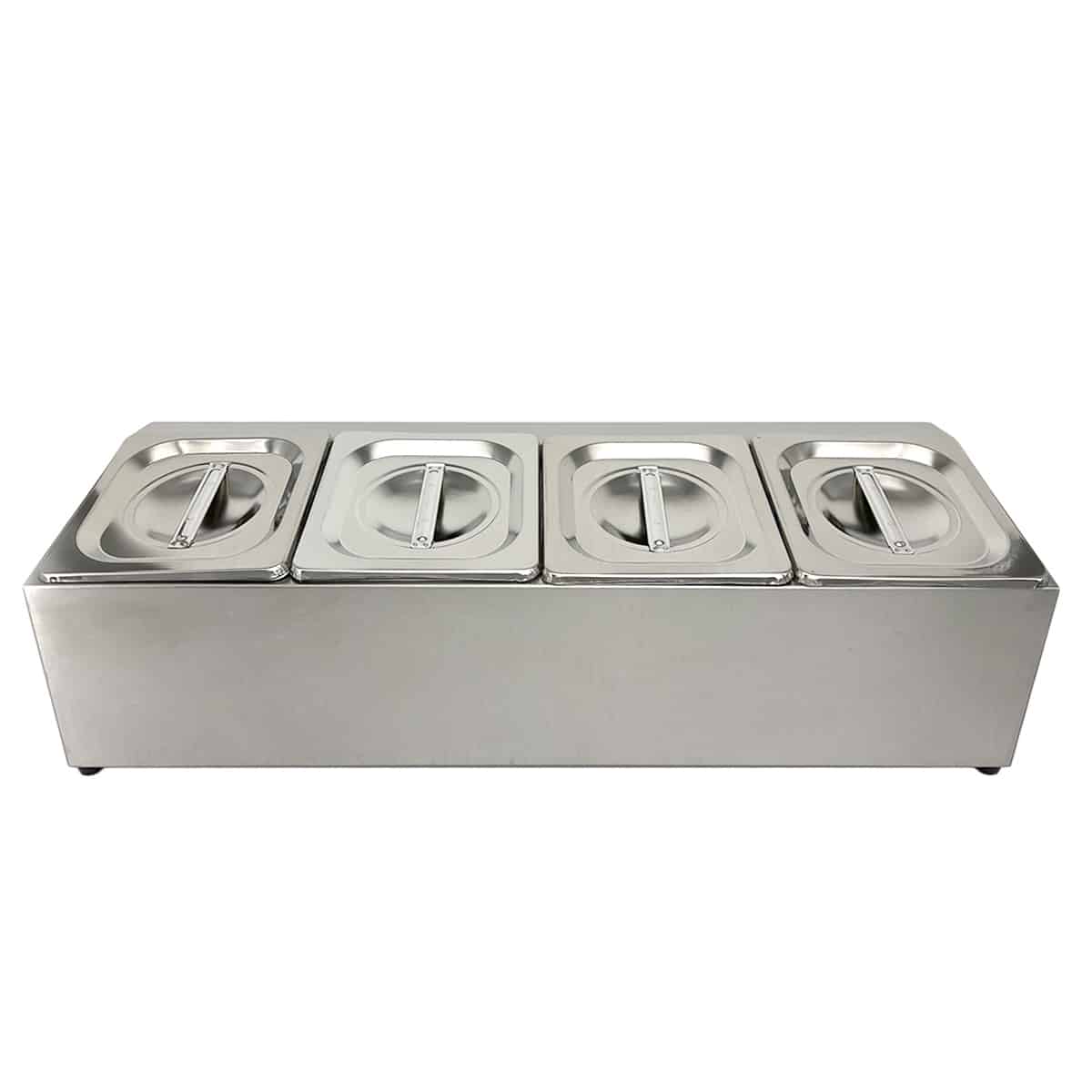 HCB Bakhouder - 4 x 1/6 GN - RVS