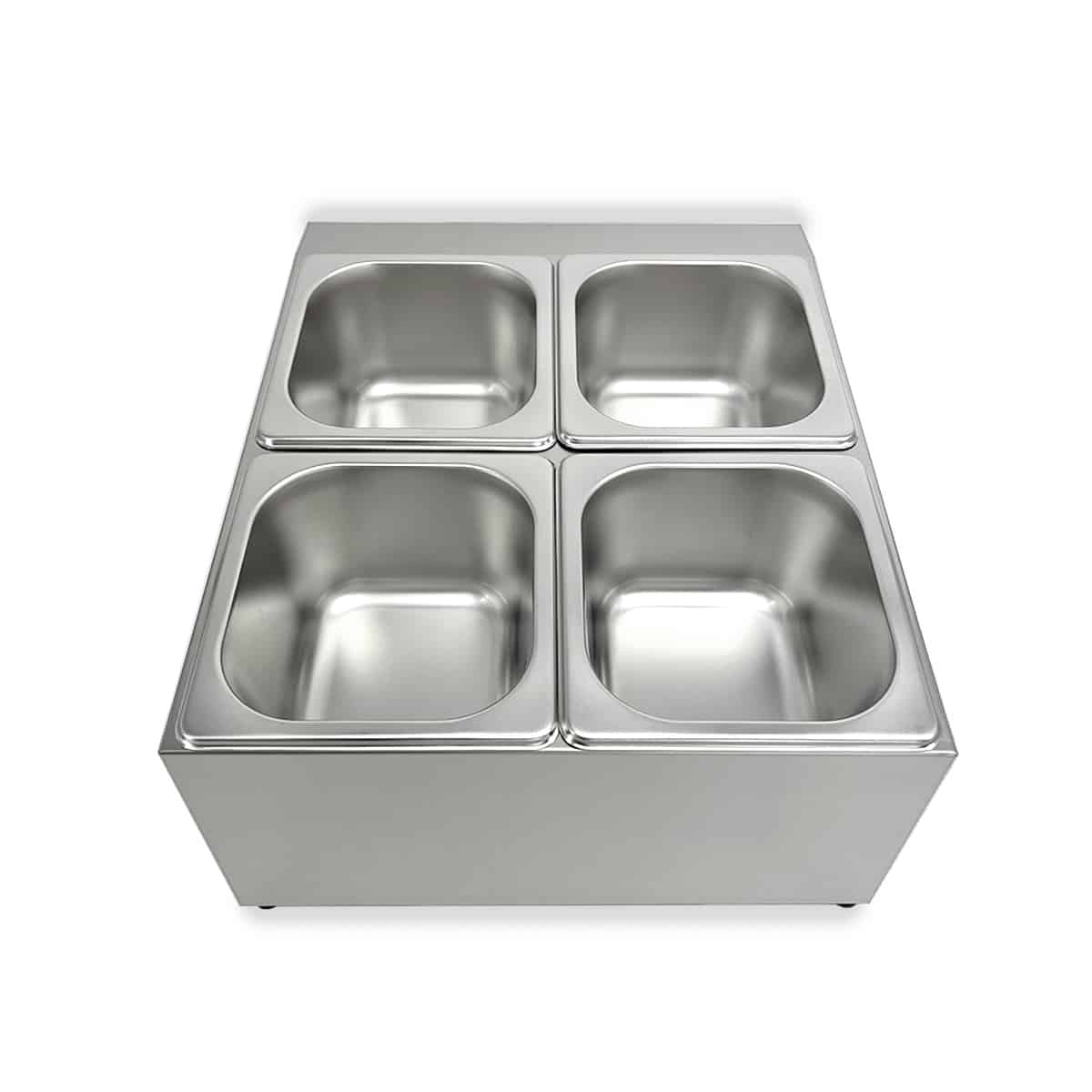 HCB Bakhouder - 4 x 1/6 GN - RVS - Afbeelding 2