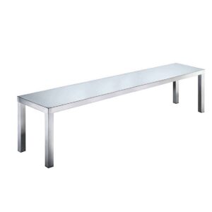 HCB Basic-line Etagère brug - 160 x 35 x 40 cm - RVS