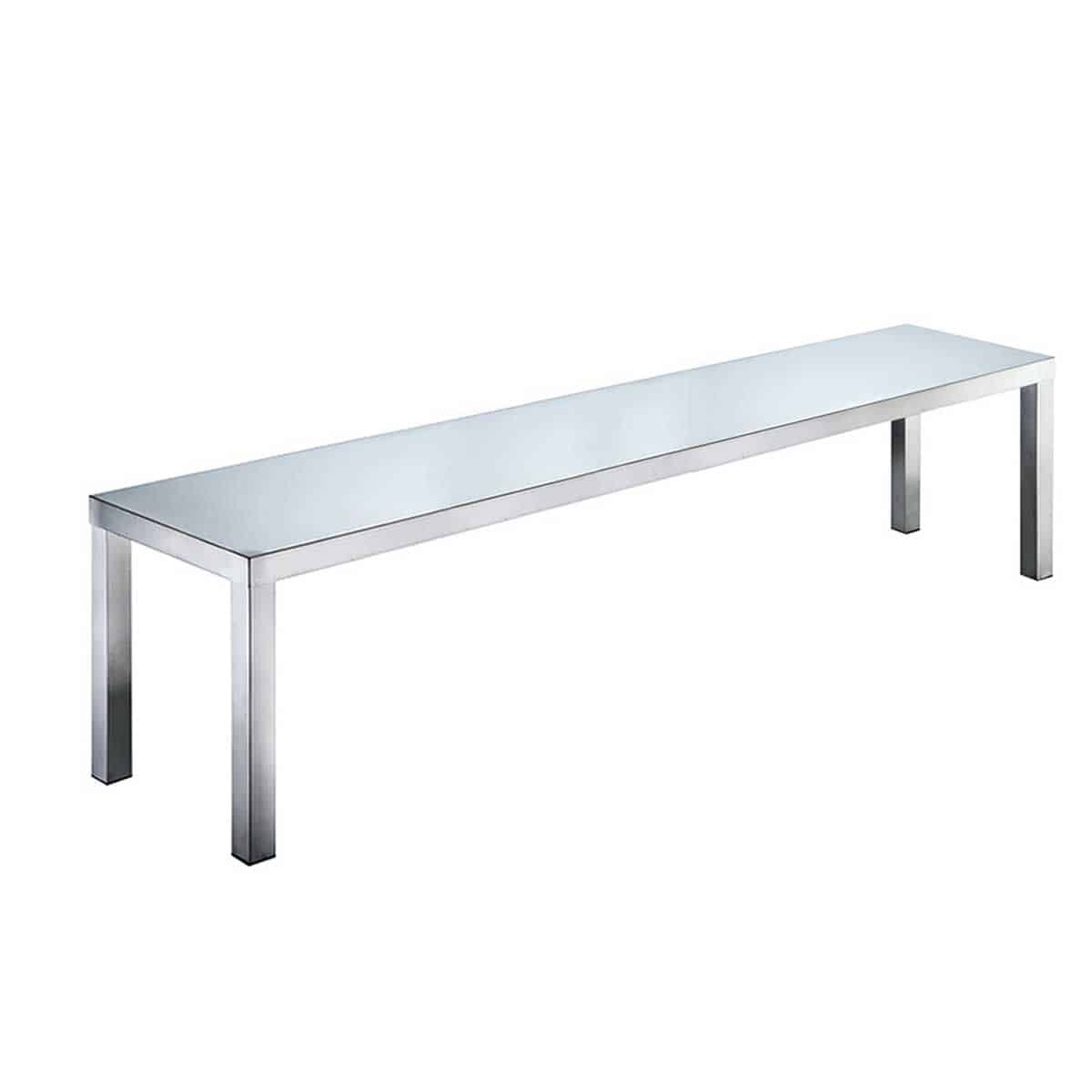 HCB Basic-line Etagère brug - 160 x 35 x 40 cm - RVS