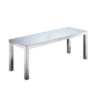 HCB Basic-line Etagère brug - 120 x 35 x 40 cm - RVS