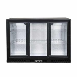 HCB Barkoeling - glazen schuifdeuren - 337 liter - 135 cm - 230V