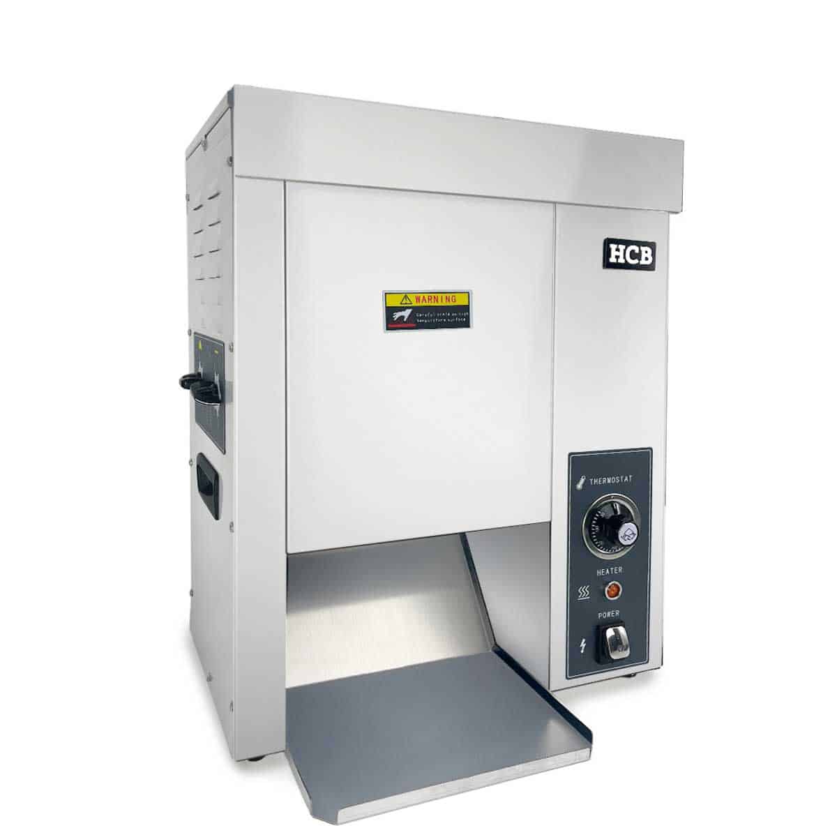 HCB Verticale Doorlooptoaster - hamburgerbroodjes - 230V - RVS