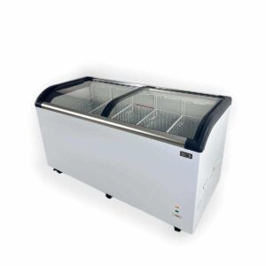 HCB Vrieskist - glazen schuifdeksels - 455 liter - 230V