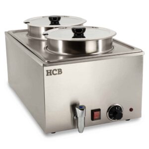 HCB Bain marie - hotpot - 2 x 6 liter - 230V - RVS