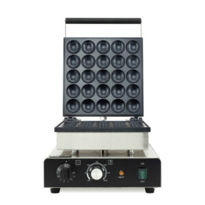 HCB Wafelijzer - poffertjes - 25st - 230V - RVS