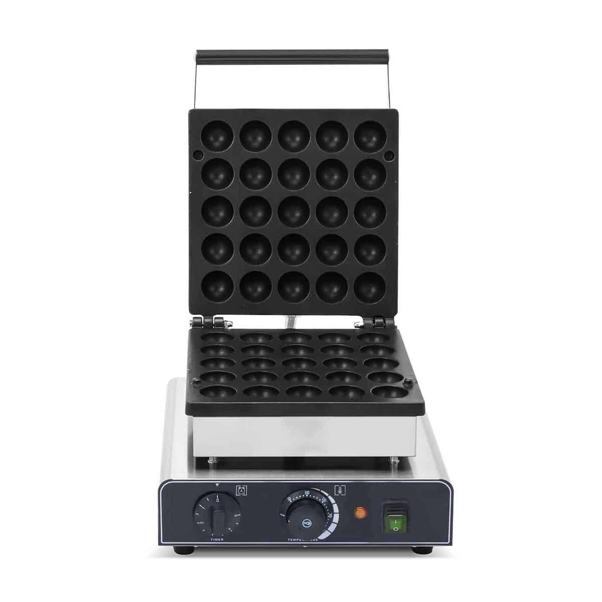 HCB Wafelijzer - fishball - 25st - 230V - RVS