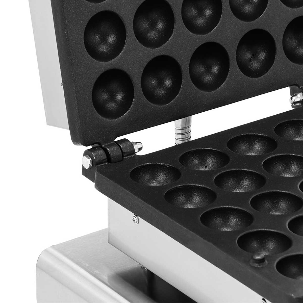 HCB Wafelijzer - fishball - 25st - 230V - RVS - Afbeelding 2