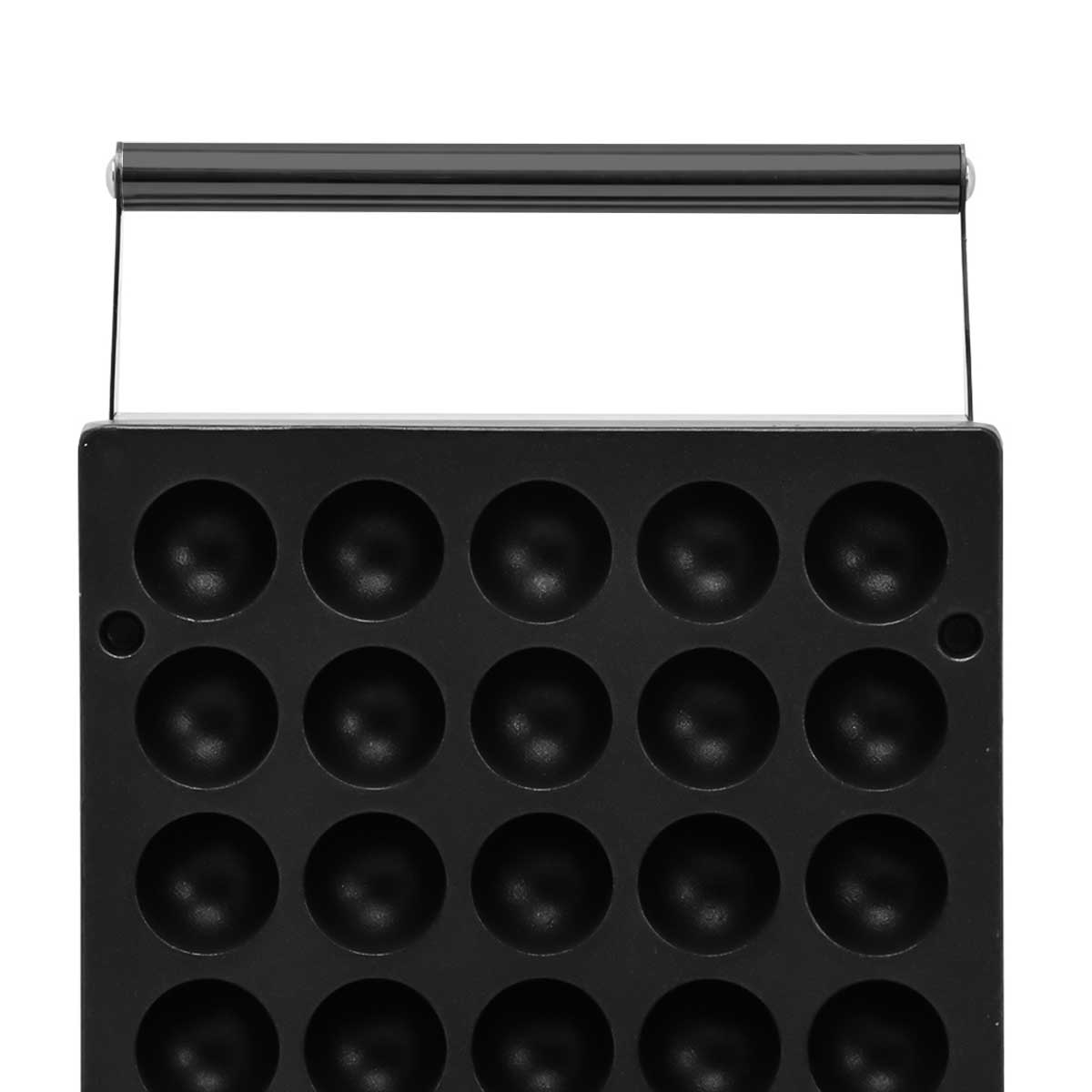 HCB Wafelijzer - fishball - 25st - 230V - RVS - Afbeelding 3