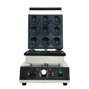 HCB Wafelijzer - poffertjes - 9st - 230V - RVS
