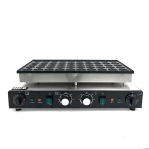 HCB Poffertjesbakplaat - 50 dops - 230V - RVS