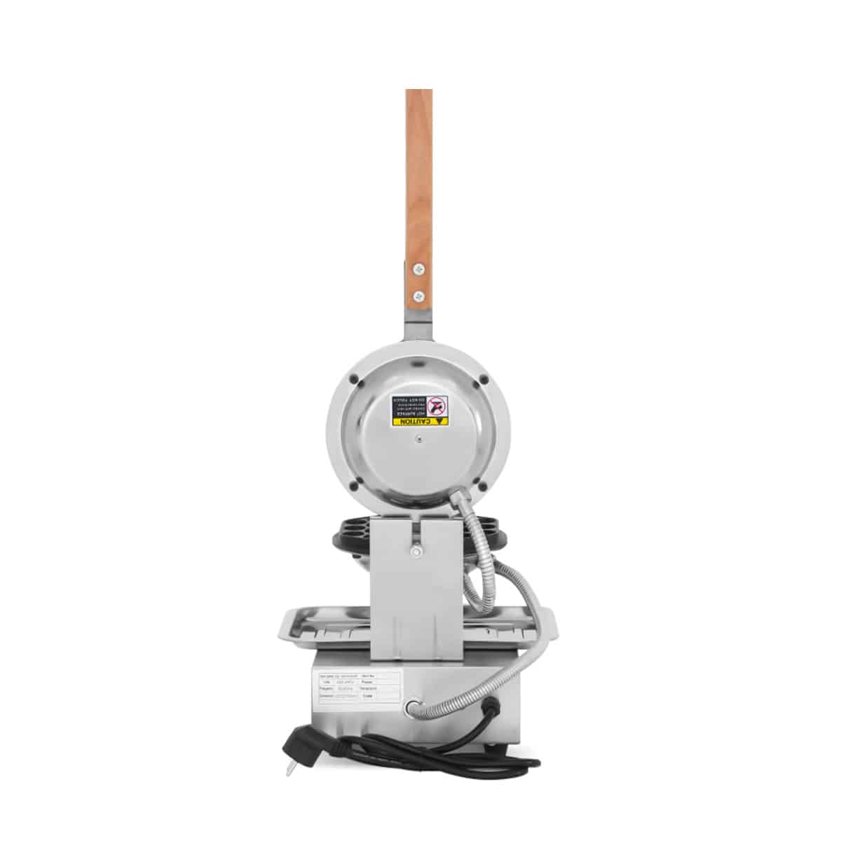 HCB Wafelijzer - bubbel patroon - 230V - RVS - Afbeelding 3