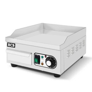 HCB Bakplaat - glad - 36 cm - 230V - RVS