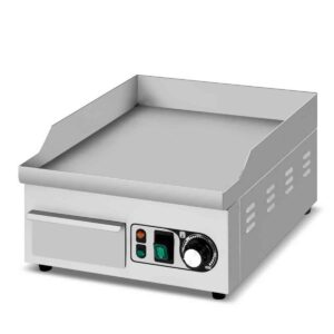 HCB Bakplaat - glad - 36 cm - 230V - RVS