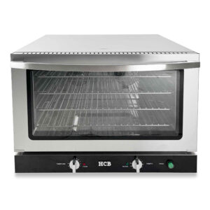 HCB Heteluchtoven - vochtinjectie - 110 liter - 60 x 40 cm - 400V - RVS