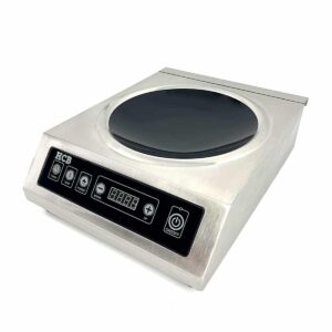 HCB Inductie kookplaat - wok - 3,5 kW - 230V - RVS