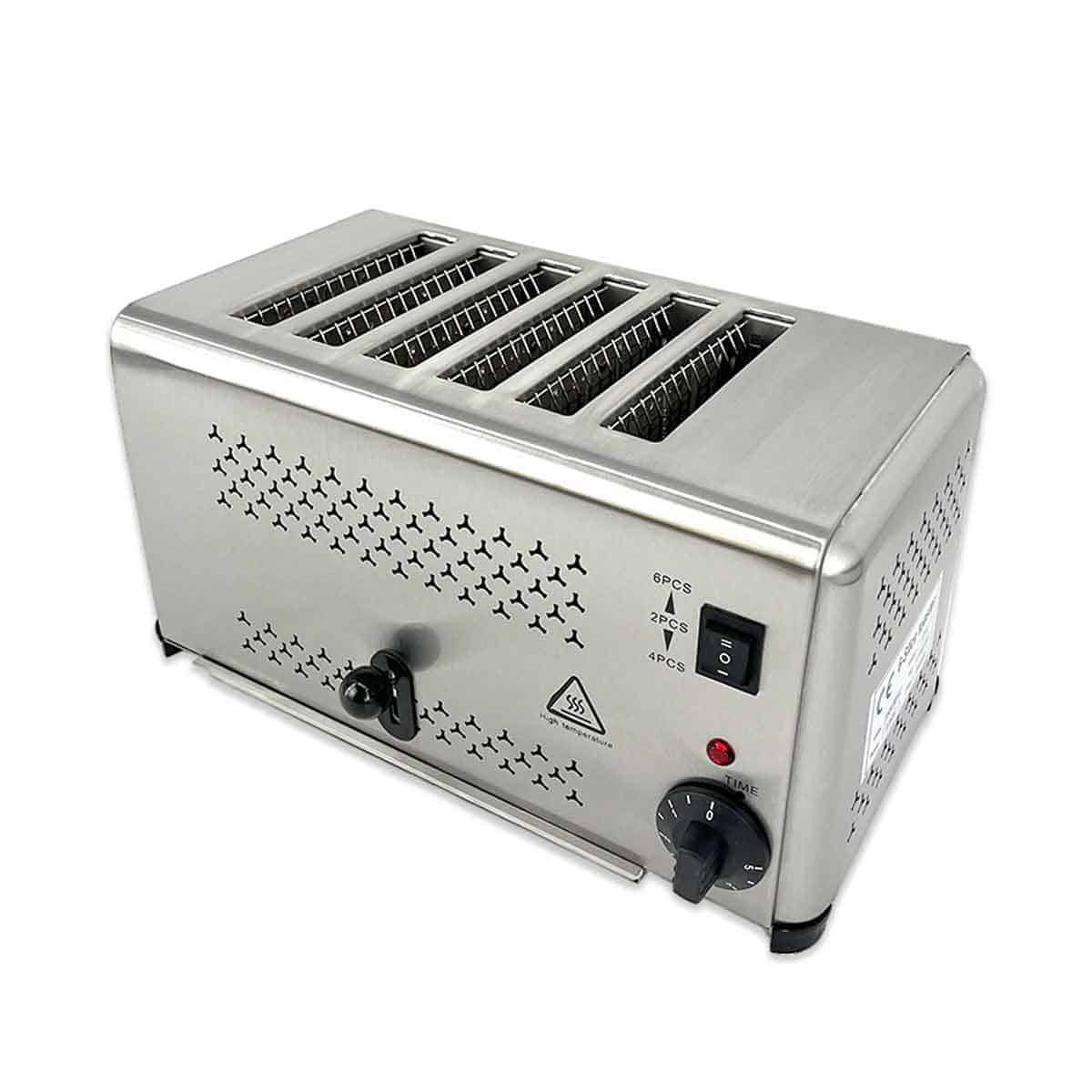 HCB Broodrooster - 6 sneden - 230V - RVS - Afbeelding 2