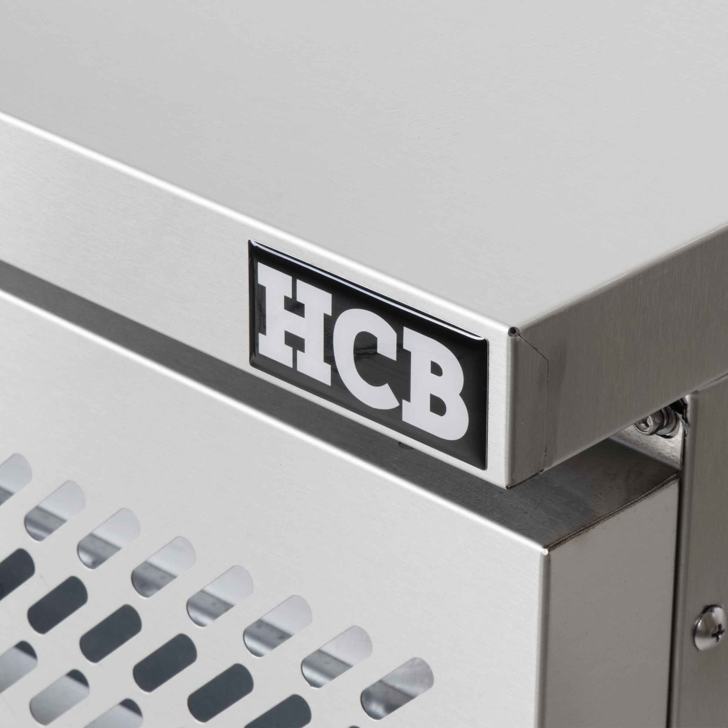 HCB Basic-line Koelwerkbank - 4 lades - 135 cm - 230V - RVS - Afbeelding 5