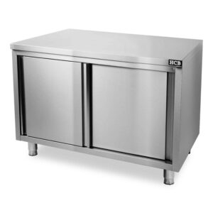 HCB Pro-line Werkkast - schuifdeuren - 100 cm - RVS