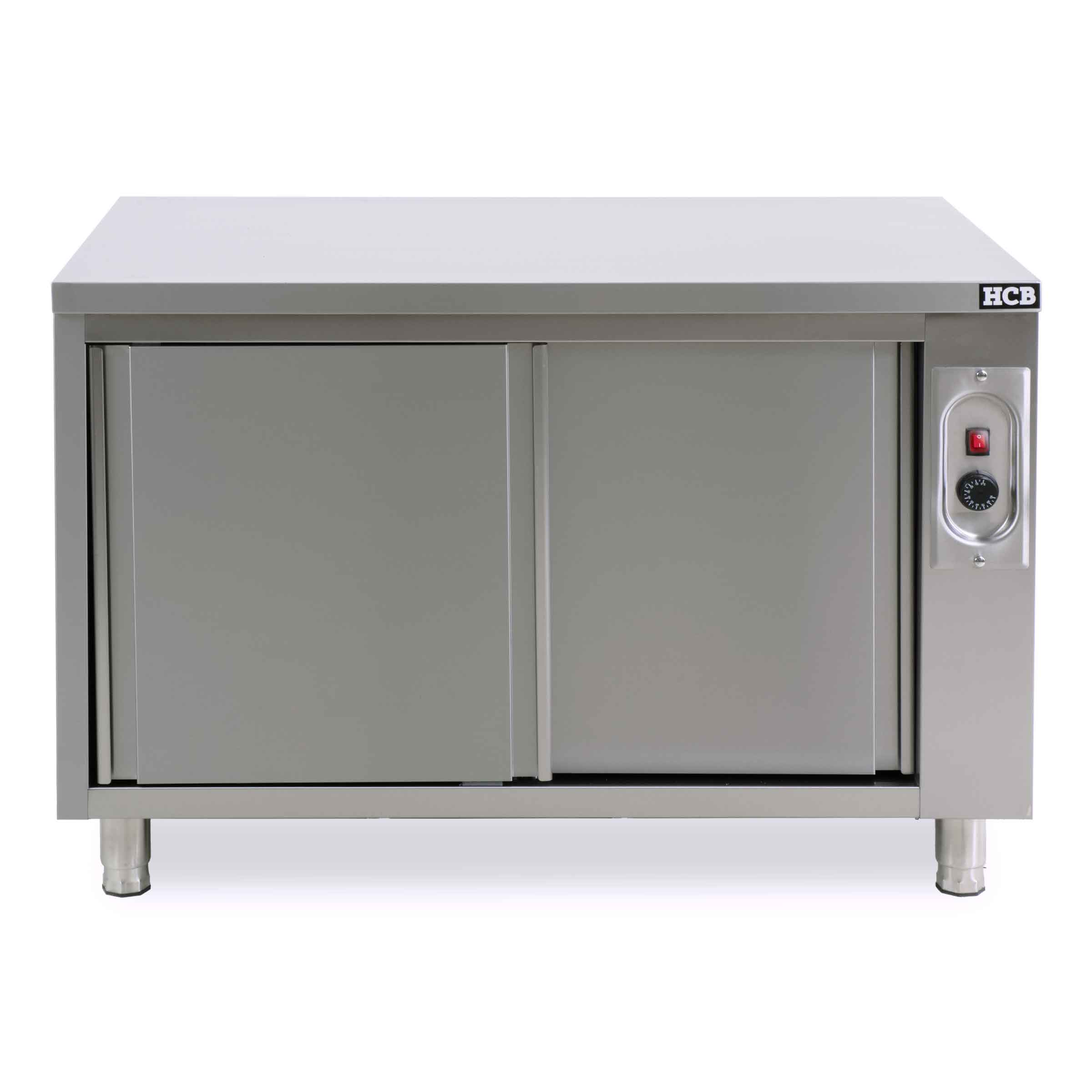 HCB Warmhoudkast - schuifdeur - 120 cm - RVS - Afbeelding 2