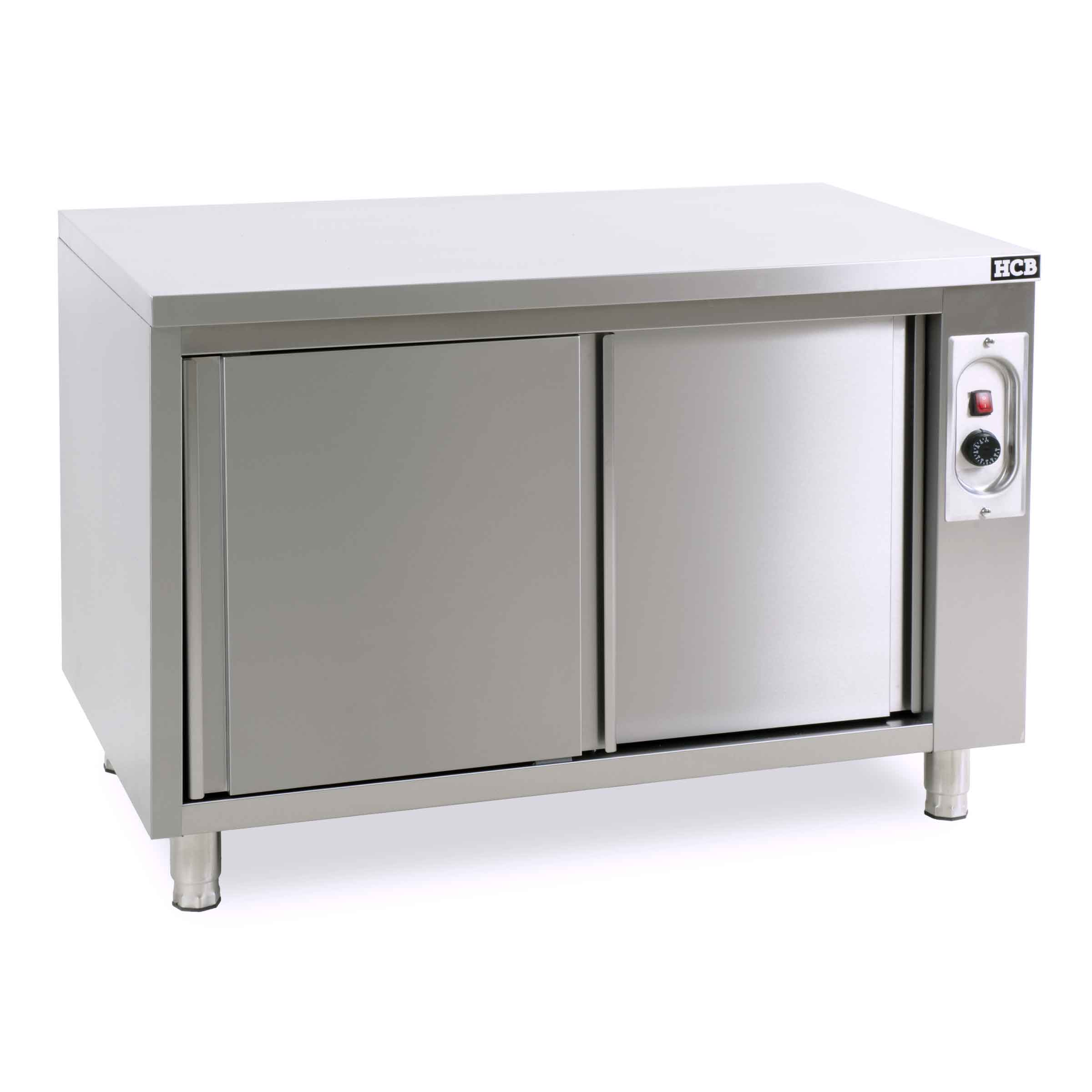 HCB Warmhoudkast - schuifdeur - 120 cm - RVS - Afbeelding 3