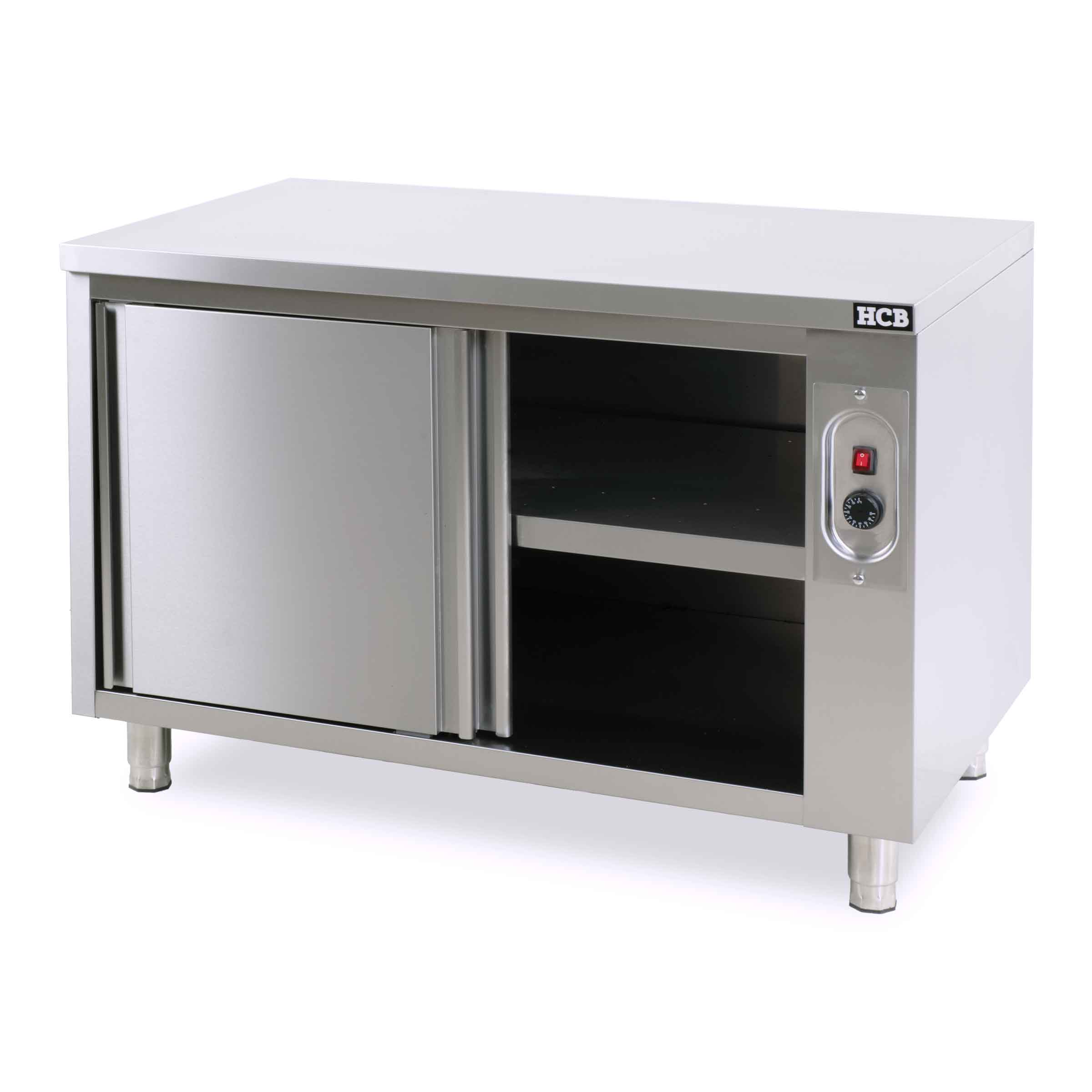 HCB Warmhoudkast - schuifdeur - 120 cm - RVS - Afbeelding 4