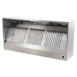 HCB Afzuigkap - doos model - met motor - 200 cm - 230V - RVS