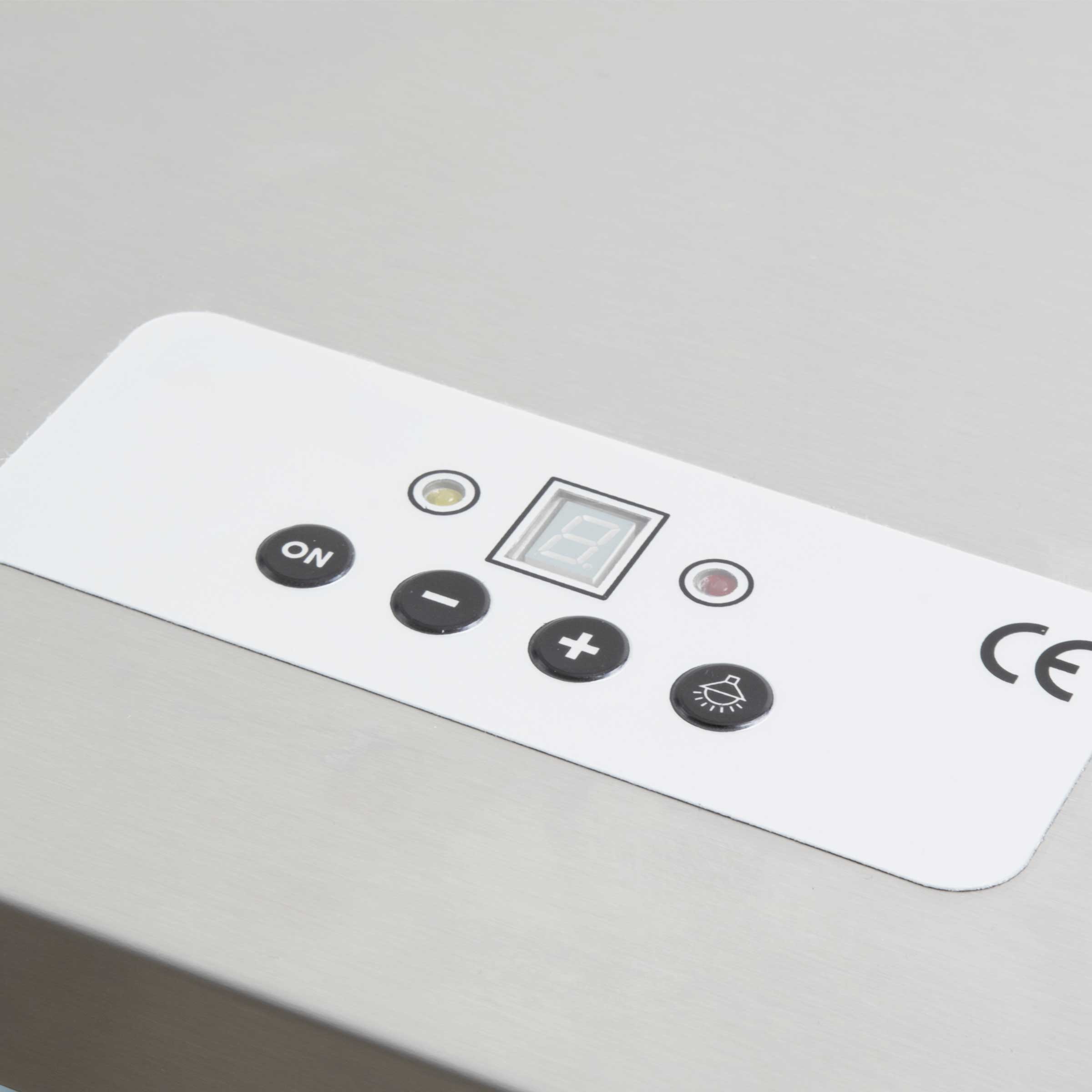 HCB Afzuigkap - doos model - met motor - 140 cm - 230V - RVS - Afbeelding 3